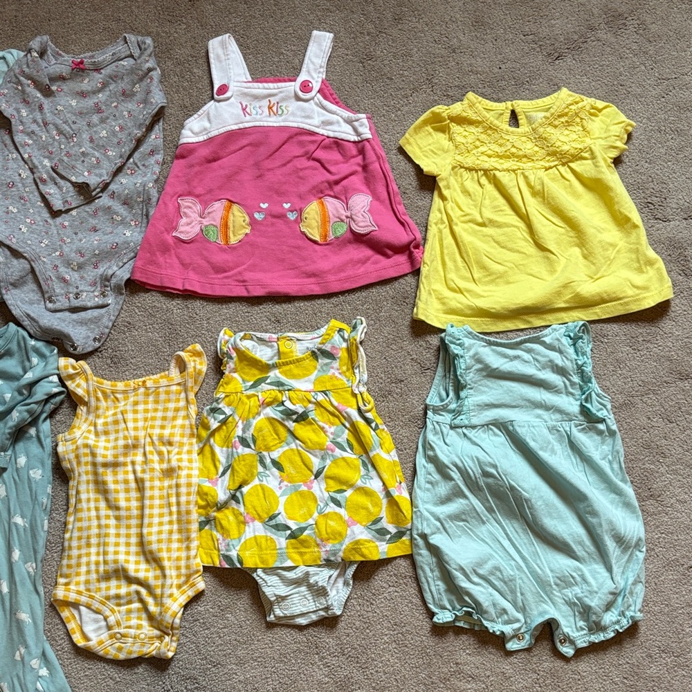 Assorted Baby Onesies and Rompers Bundle - Picture 3 of 4